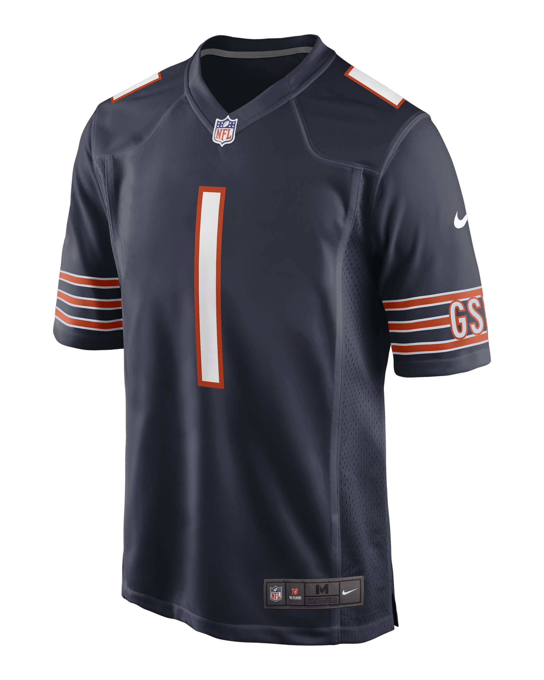 NFL Chicago Bears (Justin Fields) Men's Game American Football